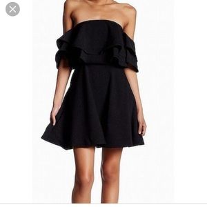 Keepsake Black ruffle dress